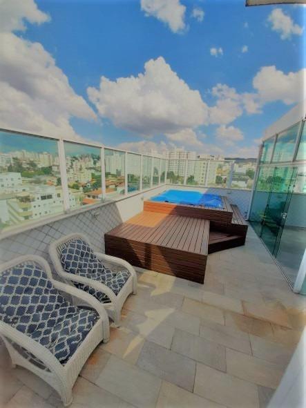 Foto 1 de Cobertura com 4 Quartos para alugar, 190m² em Castelo, Belo Horizonte
