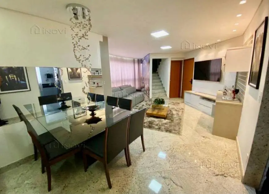 Foto 4 de Cobertura com 4 Quartos para alugar, 230m² em Castelo, Belo Horizonte