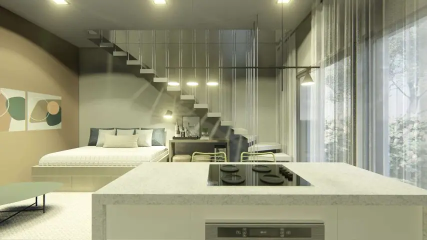 Foto 5 de Apartamento com 1 Quarto à venda, 35m² em Barra da Lagoa, Florianópolis