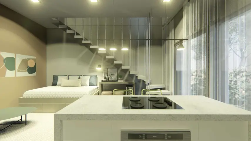 Foto 5 de Apartamento com 1 Quarto à venda, 40m² em Barra da Lagoa, Florianópolis