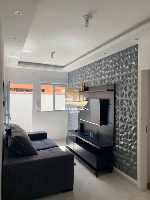 Foto 1 de Apartamento com 2 Quartos à venda, 60m² em Sítio do Campo, Praia Grande
