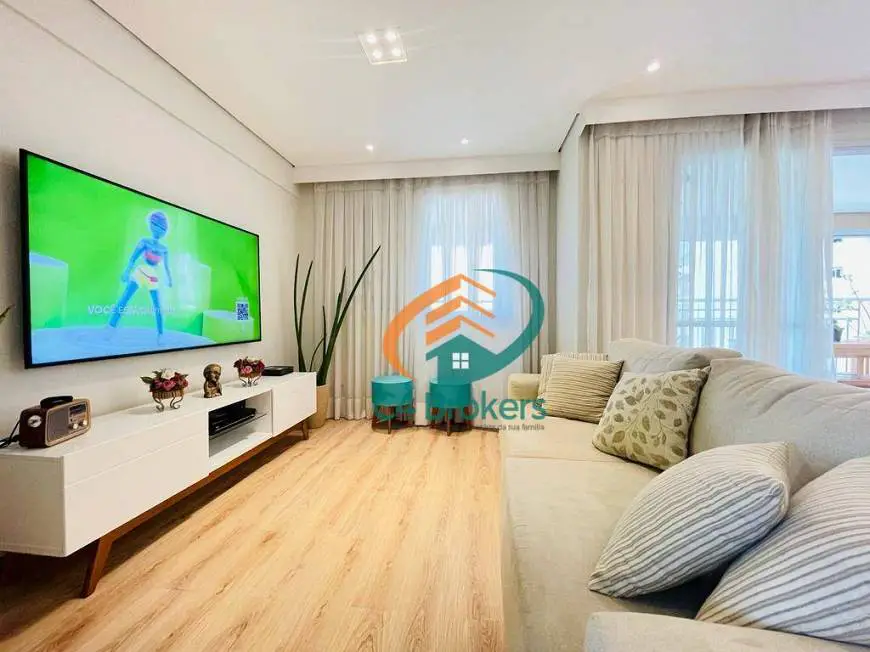 Foto 2 de Apartamento com 3 Quartos à venda, 92m² em Vila Augusta, Guarulhos