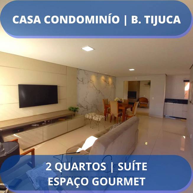 Foto 1 de Casa de Condomínio com 2 Quartos à venda, 76m² em Jardim Tijuca, Campo Grande