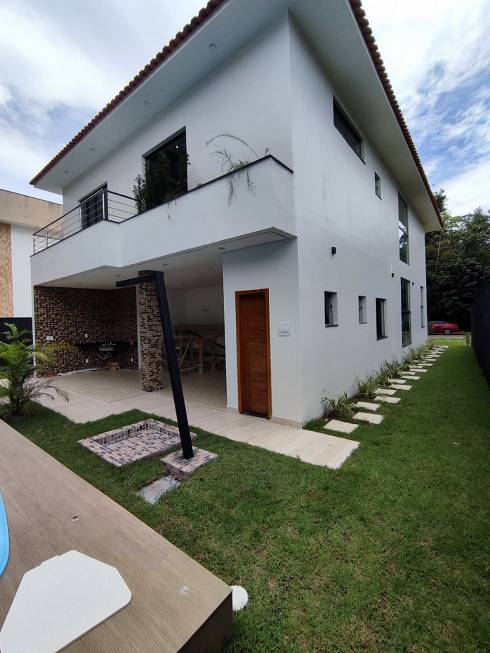 Foto 3 de Casa de Condomínio com 3 Quartos à venda, 346m² em Ponta Negra, Manaus