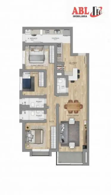 Foto 4 de Apartamento com 2 Quartos à venda, 86m² em Centro, Canela