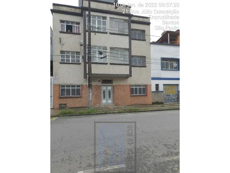 Foto 1 de Apartamento com 2 Quartos para alugar, 45m² em Encruzilhada, Santos