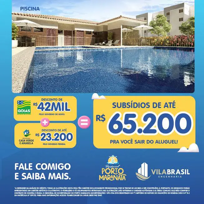 Foto 1 de Apartamento com 2 Quartos à venda, 46m² em Jardim Maranata, Aparecida de Goiânia