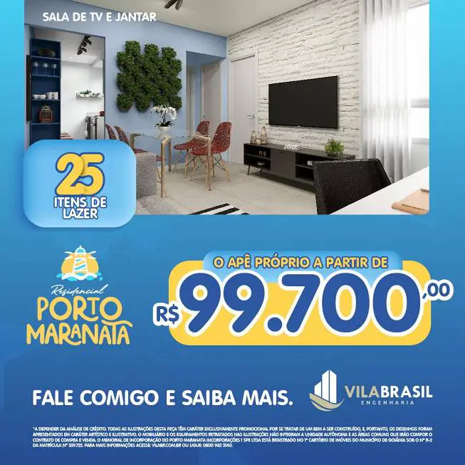 Foto 2 de Apartamento com 2 Quartos à venda, 46m² em Jardim Maranata, Aparecida de Goiânia