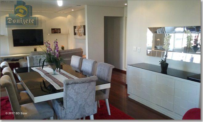 Foto 1 de Apartamento com 3 Quartos à venda, 118m² em Campestre, Santo André