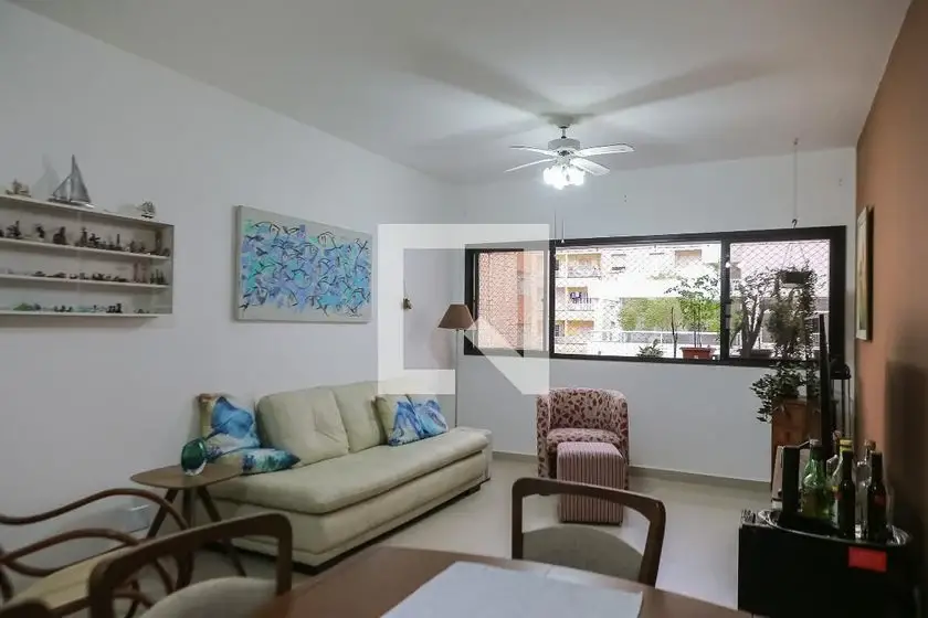 Foto 1 de Apartamento com 3 Quartos para alugar, 110m² em Embaré, Santos