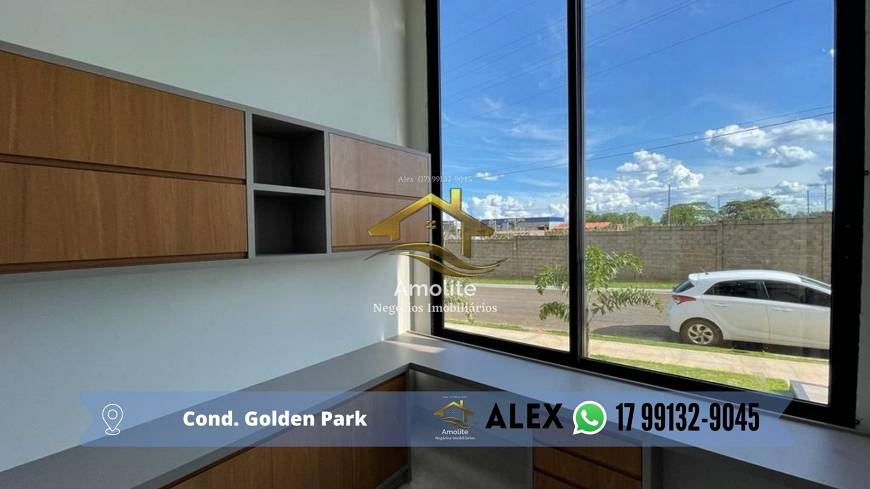 Foto 4 de Casa de Condomínio com 3 Quartos à venda, 280m² em Condomínio Golden Park Residence, Mirassol