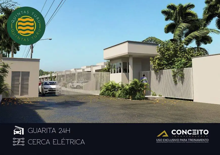 Foto 1 de Casa de Condomínio com 3 Quartos à venda, 71m² em Turu, São Luís