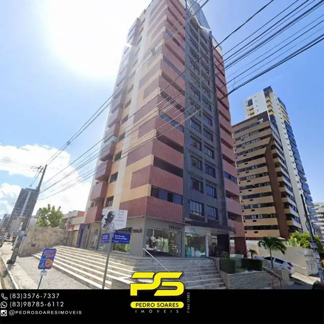 Foto 1 de Flat com 1 Quarto para alugar, 47m² em Manaíra, João Pessoa