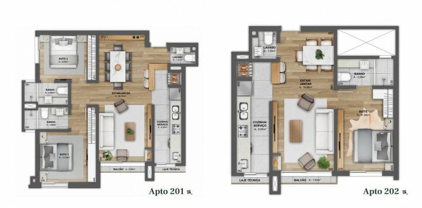 Foto 4 de Apartamento com 1 Quarto à venda, 54m² em Bavária, Gramado