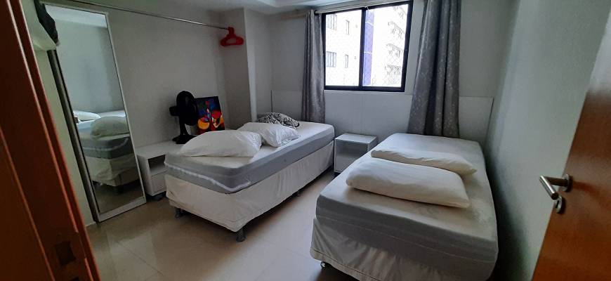 Foto 3 de Apartamento com 1 Quarto para alugar, 40m² em Cabo Branco, João Pessoa