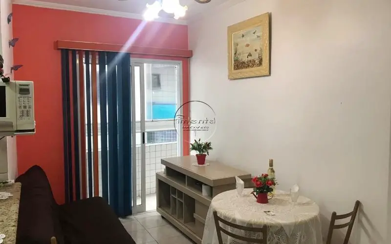 Foto 2 de Apartamento com 1 Quarto à venda, 38m² em Cidade Ocian, Praia Grande