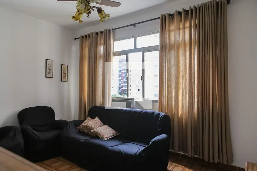 Foto 1 de Apartamento com 1 Quarto para alugar, 58m² em Gonzaga, Santos