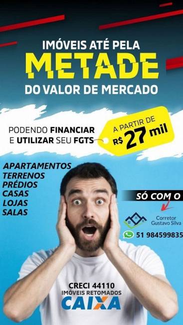 Foto 2 de Apartamento com 1 Quarto à venda, 29m² em Guajuviras, Canoas