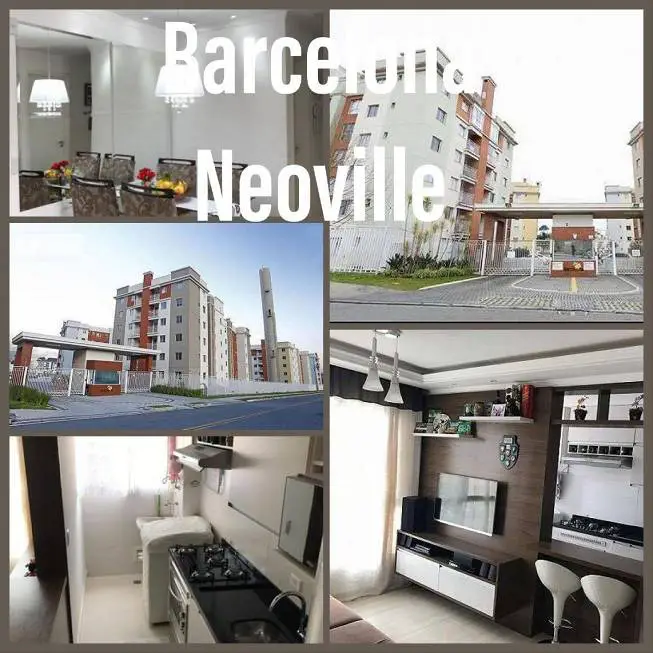 Foto 1 de Apartamento com 2 Quartos à venda, 48m² em Cidade Industrial, Curitiba