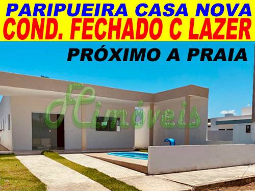 Foto 1 de Casa de Condomínio com 3 Quartos à venda, 130m² em Centro, Paripueira