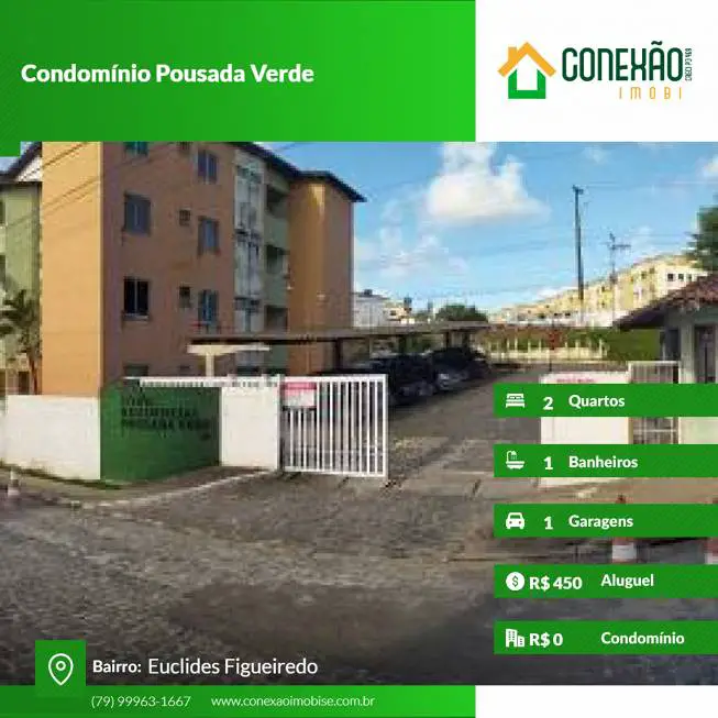 Foto 1 de Apartamento com 2 Quartos para alugar, 87m² em Lamarão, Aracaju