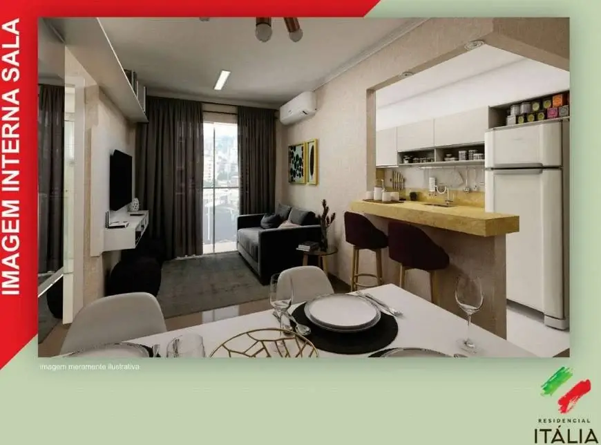 Foto 1 de Apartamento com 2 Quartos à venda, 50m² em Jardim Tropical, Nova Iguaçu