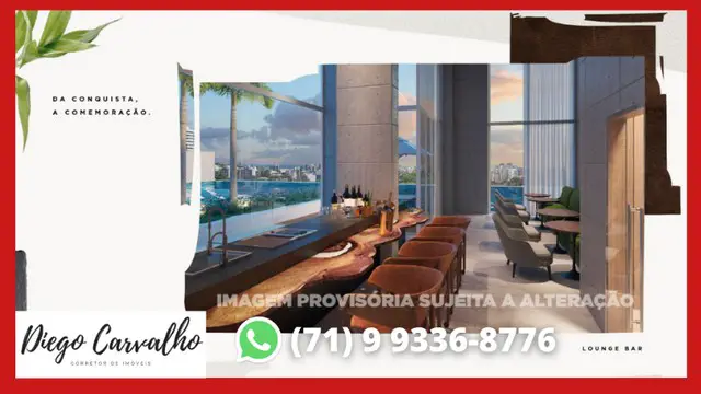Foto 3 de Apartamento com 3 Quartos à venda, 133m² em Horto Florestal, Salvador