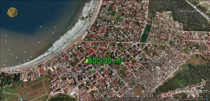 Foto 1 de Lote/Terreno à venda, 800m² em Enseada, Guarujá
