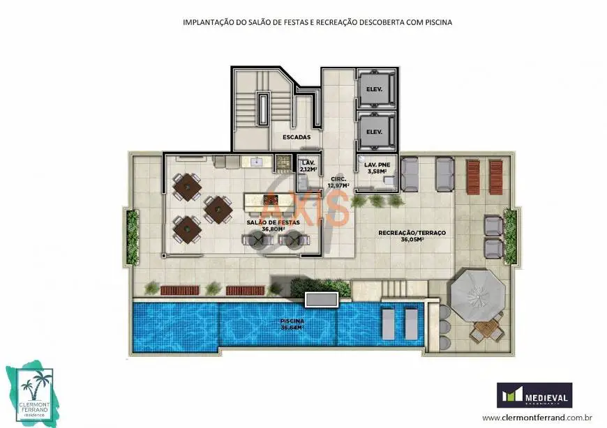 Foto 3 de Apartamento com 3 Quartos à venda, 104m² em Centro, Guaratuba