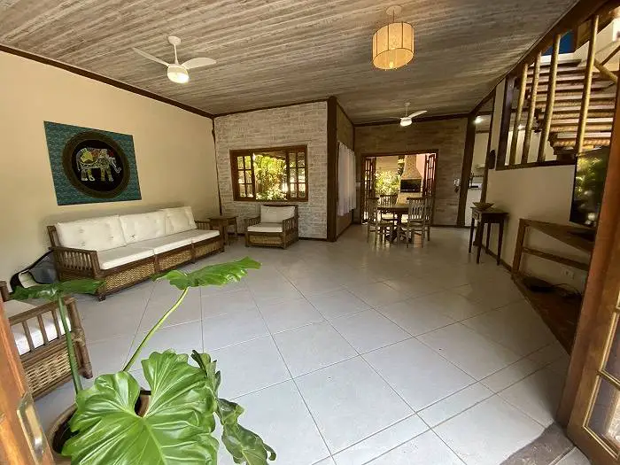 Foto 2 de Casa de Condomínio com 4 Quartos para alugar, 186m² em Praia de Juquehy, São Sebastião