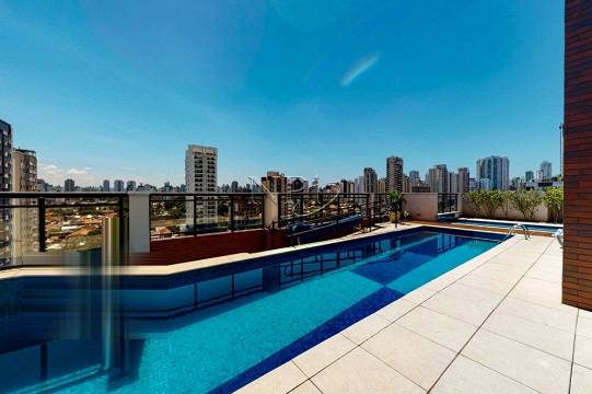 Foto 5 de Apartamento com 1 Quarto para alugar, 41m² em Cidade Monções, São Paulo