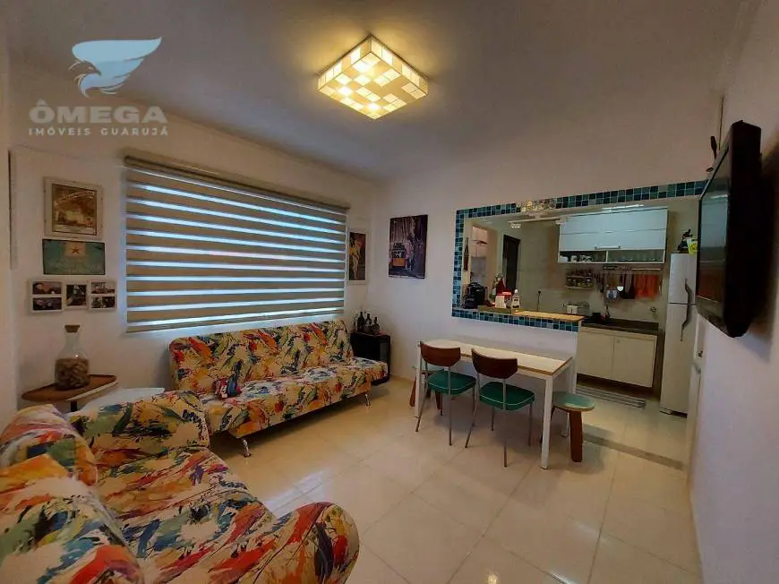 Foto 1 de Apartamento com 1 Quarto à venda, 45m² em Tombo, Guarujá