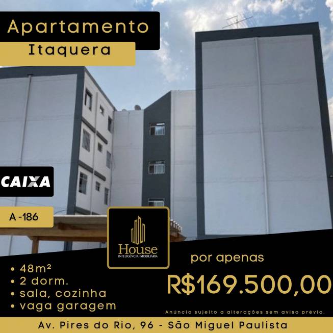 Foto 1 de Apartamento com 2 Quartos à venda, 48m² em Itaquera, São Paulo