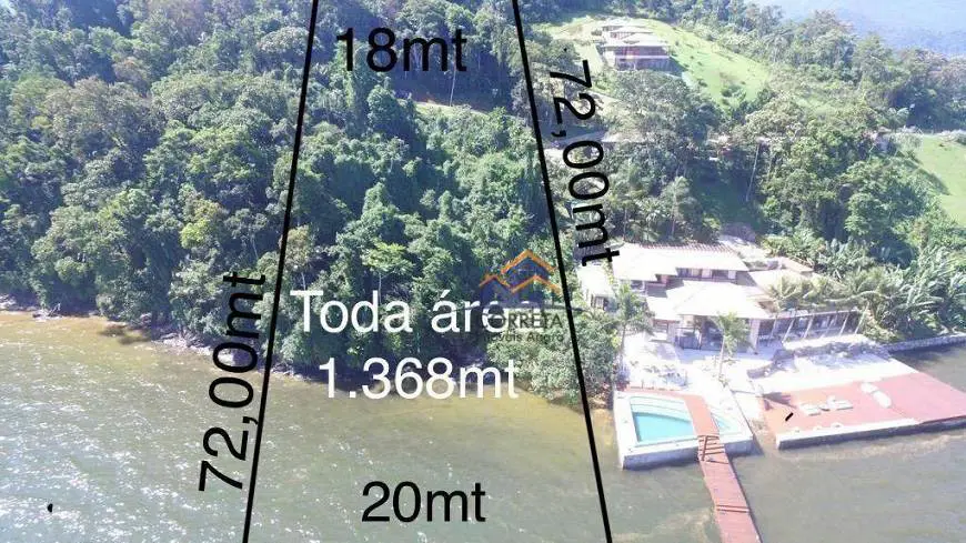 Foto 1 de Lote/Terreno à venda, 1368m² em Santa Rita do Bracui Cunhambebe, Angra dos Reis