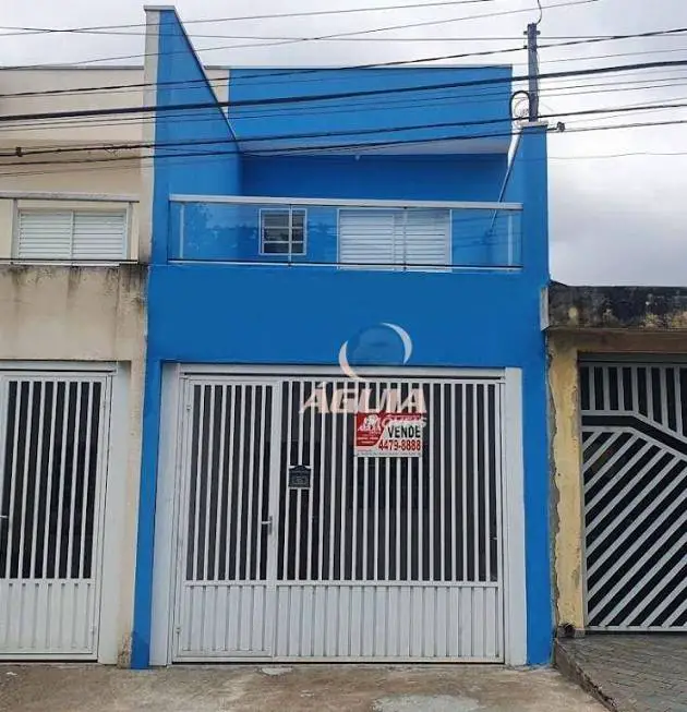 Foto 1 de Sobrado com 2 Quartos à venda, 88m² em Parque Jacatuba, Santo André