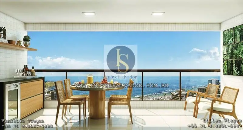 Foto 4 de Apartamento com 1 Quarto à venda, 48m² em Barra, Salvador