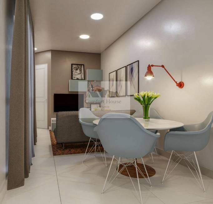 Foto 3 de Apartamento com 2 Quartos à venda, 39m² em Campestre, Santo André
