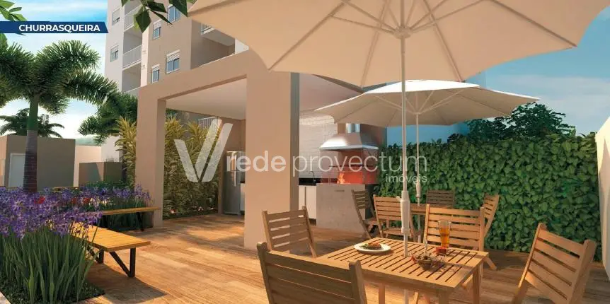 Foto 5 de Apartamento com 2 Quartos à venda, 52m² em Jardim Santo Antônio, Valinhos