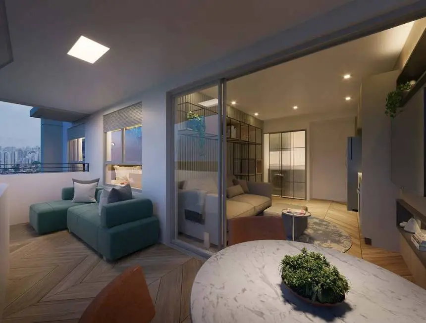 Foto 4 de Apartamento com 1 Quarto à venda, 35m² em Brooklin, São Paulo