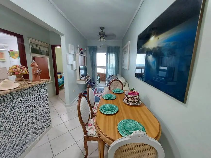 Foto 3 de Apartamento com 1 Quarto à venda, 46m² em Vila Caicara, Praia Grande