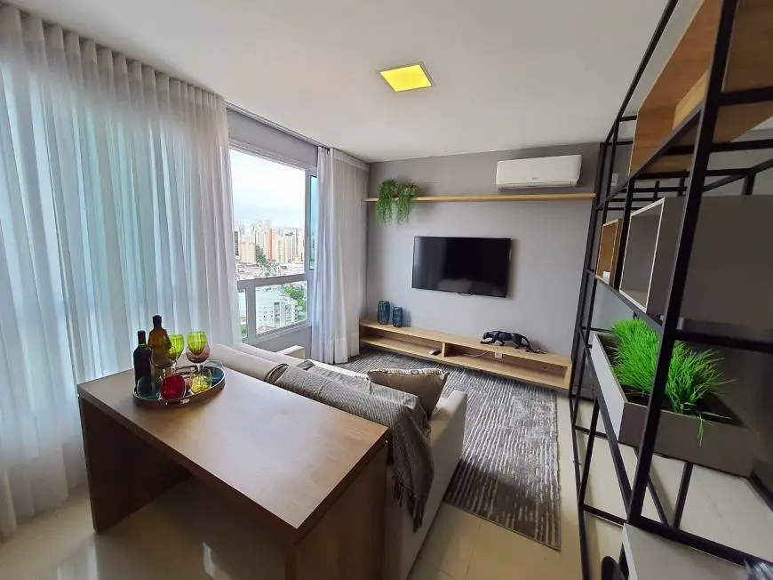 Foto 5 de Flat com 1 Quarto para alugar, 68m² em Setor Bueno, Goiânia