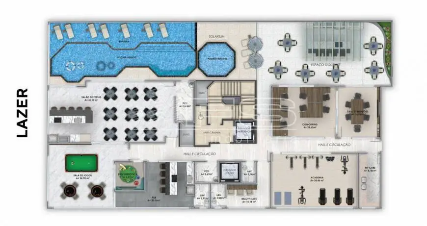 Foto 5 de Apartamento com 2 Quartos à venda, 70m² em Jardim Praia Mar, Itapema