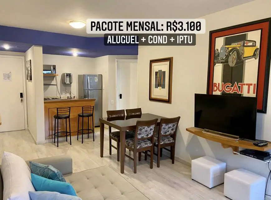 Foto 1 de Apartamento com 1 Quarto para alugar, 50m² em Santa Cecília, São Paulo
