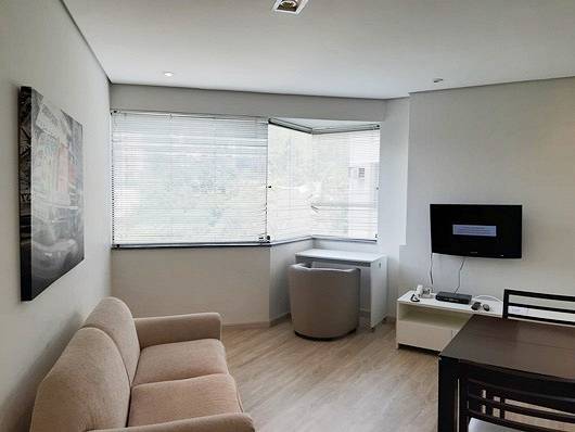 Foto 2 de Apartamento com 1 Quarto para alugar, 45m² em Vila Andrade, São Paulo