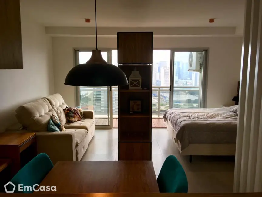Foto 1 de Apartamento com 1 Quarto à venda, 44m² em Santo Amaro, São Paulo