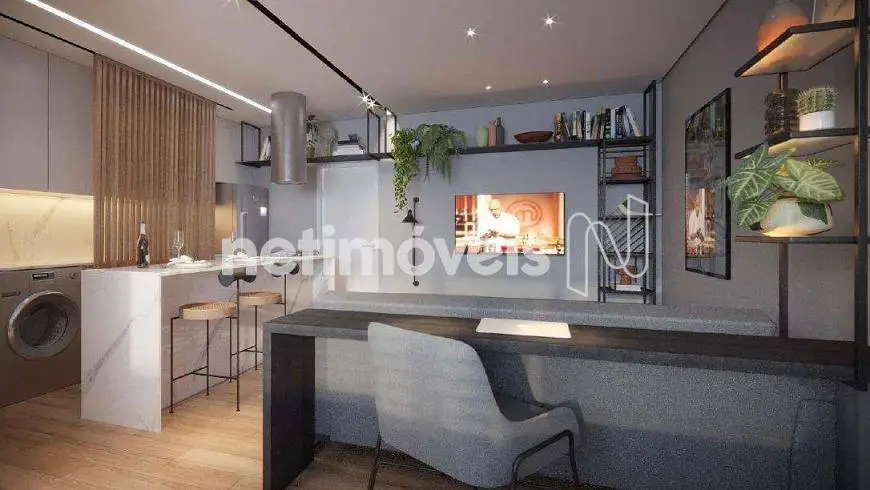 Foto 3 de Apartamento com 1 Quarto à venda, 34m² em Funcionários, Belo Horizonte