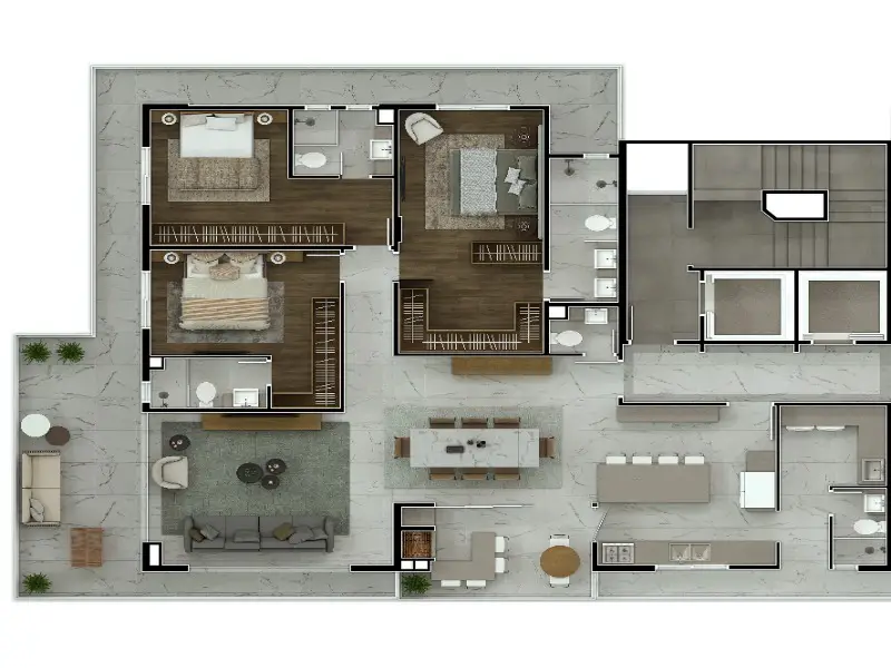 Foto 5 de Apartamento com 4 Quartos à venda, 137m² em Centro, Balneário Camboriú