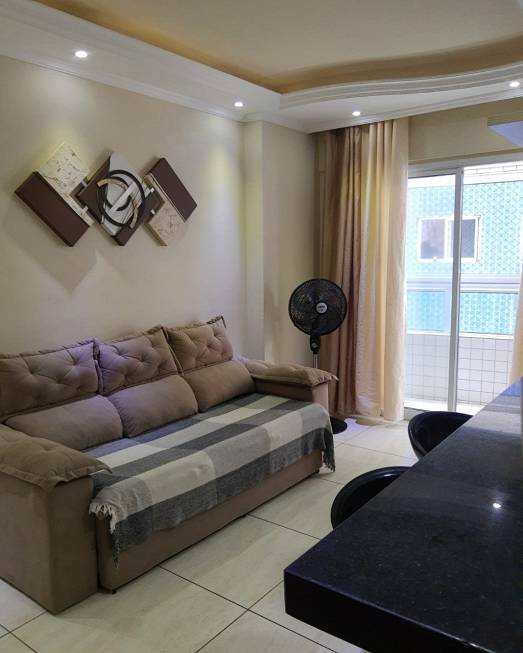 Foto 2 de Apartamento com 1 Quarto à venda, 41m² em Vila Caicara, Praia Grande