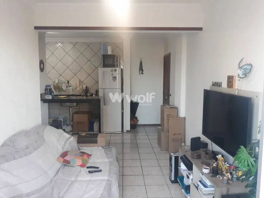 Foto 4 de Apartamento com 1 Quarto à venda, 54m² em Barreiros, São José