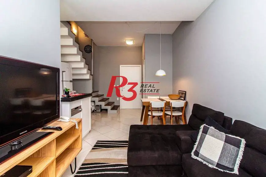 Foto 3 de Apartamento com 2 Quartos para alugar, 75m² em Gonzaga, Santos